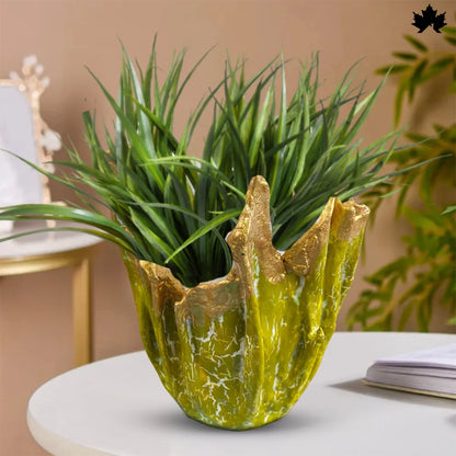 Golden Verde Luxe – Premium Desk Planter for Office | Fankaarlok