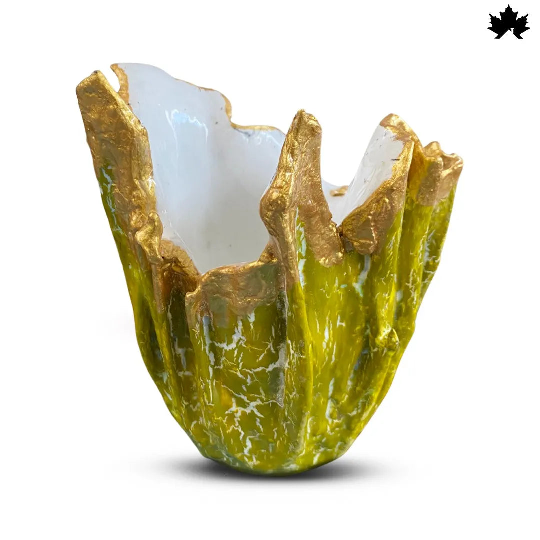 Golden Verde Luxe – Premium Desk Planter for Office | Fankaarlok