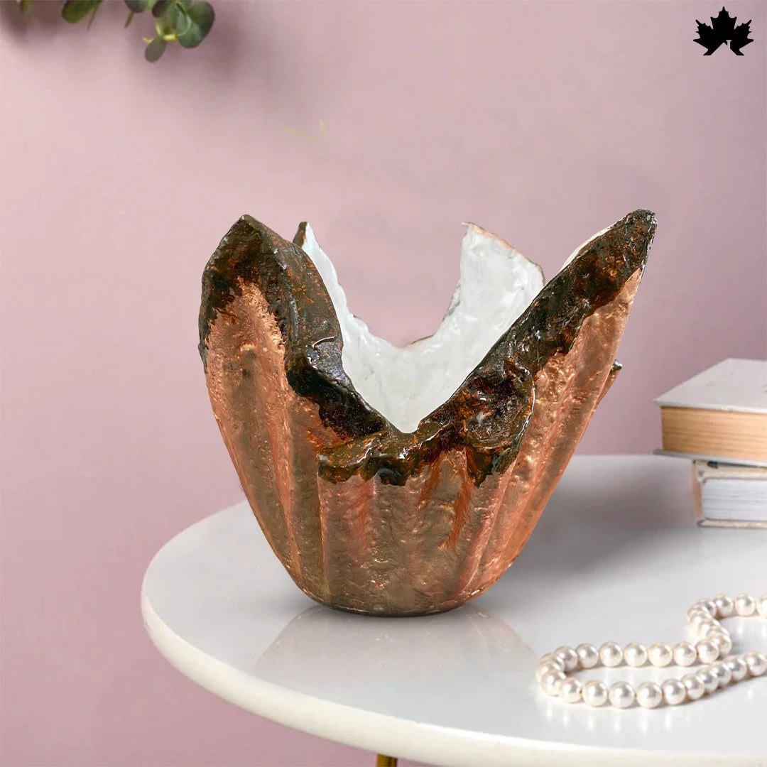 Copper Glow Elegance – Artistic Indoor Planter for Gifting | Fankaarlok