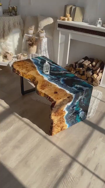 Tidal Shores Luxe – Ocean Inspired Resin Furniture India | Fankaarlok