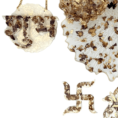 Shubh Labh Pooja Gift Hamper | Complete Diwali Pooja Thali Set with Decorative Essentials - Fankaarlok