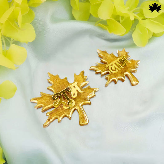 Golden Maple Divine Duo - Shubh Laabh Wall Hangings - Fankaarlok