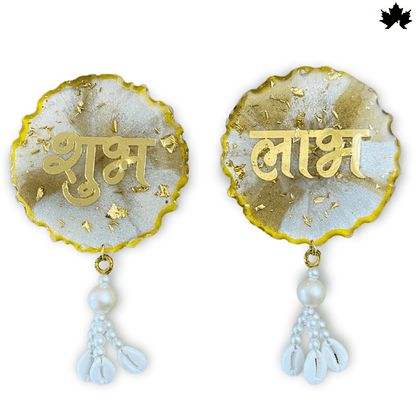 Handmade Shubh Labh Wall Hanging for Home & Festive Décor | Fankaarlok - Fankaarlok