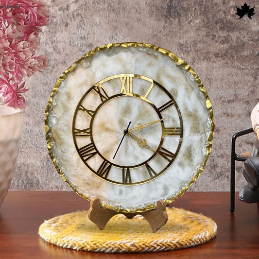 Imperial Marble Luxury Desk Clock India | Fankaarlok - Fankaarlok