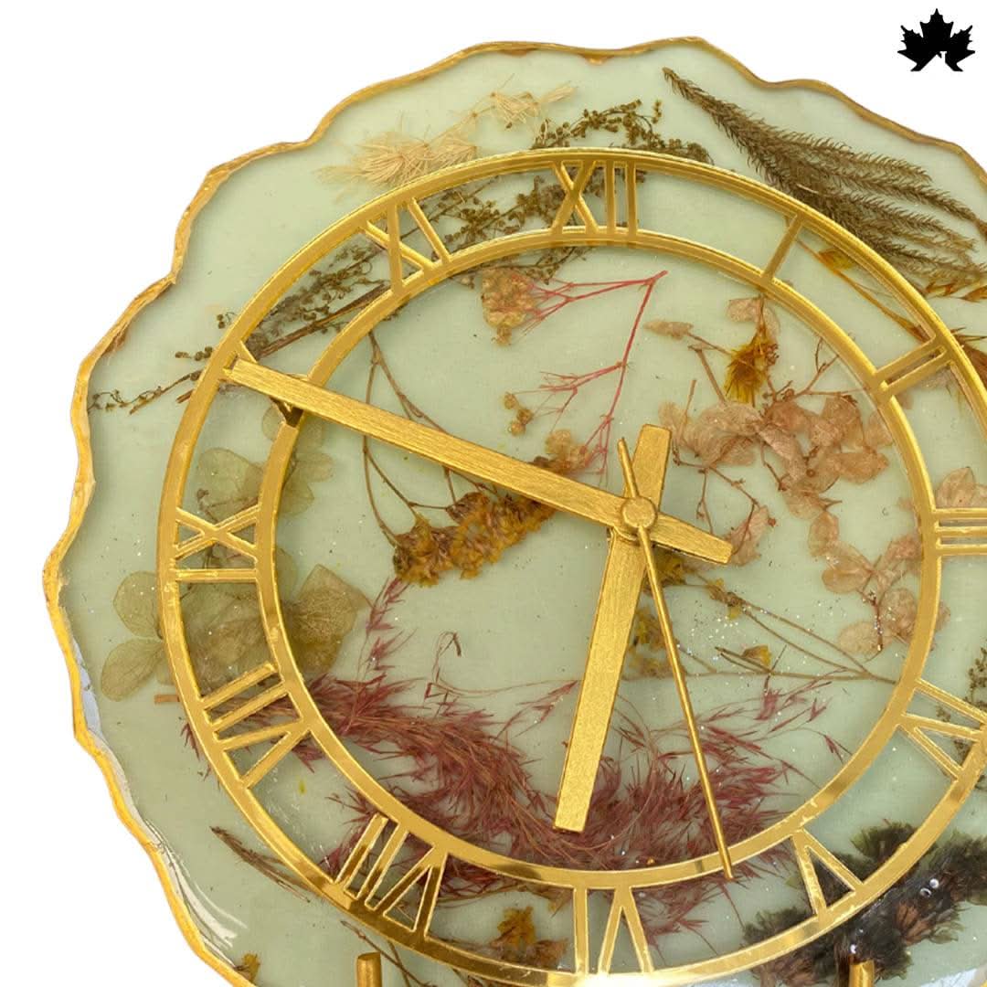 Botanical Charm Premium Desk Clock for Gifting | Fankaarlok - Fankaarlok
