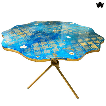 Royal Bloom – Resin Coffee Table India | Fankaarlok
