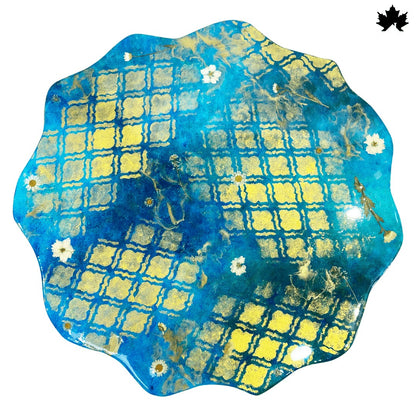 Royal Bloom – Resin Coffee Table India | Fankaarlok