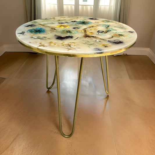 Bloom Aura – Floral Coffee Table for Living Room | Fankaarlok