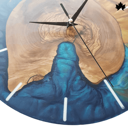 Premium Resin Wood Wall Clock | Premium Wall Clocks Near Me by Fankaarlok