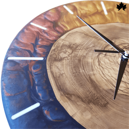 Premium Resin Wood Wall Clock | Premium Wall Clocks Near Me by Fankaarlok