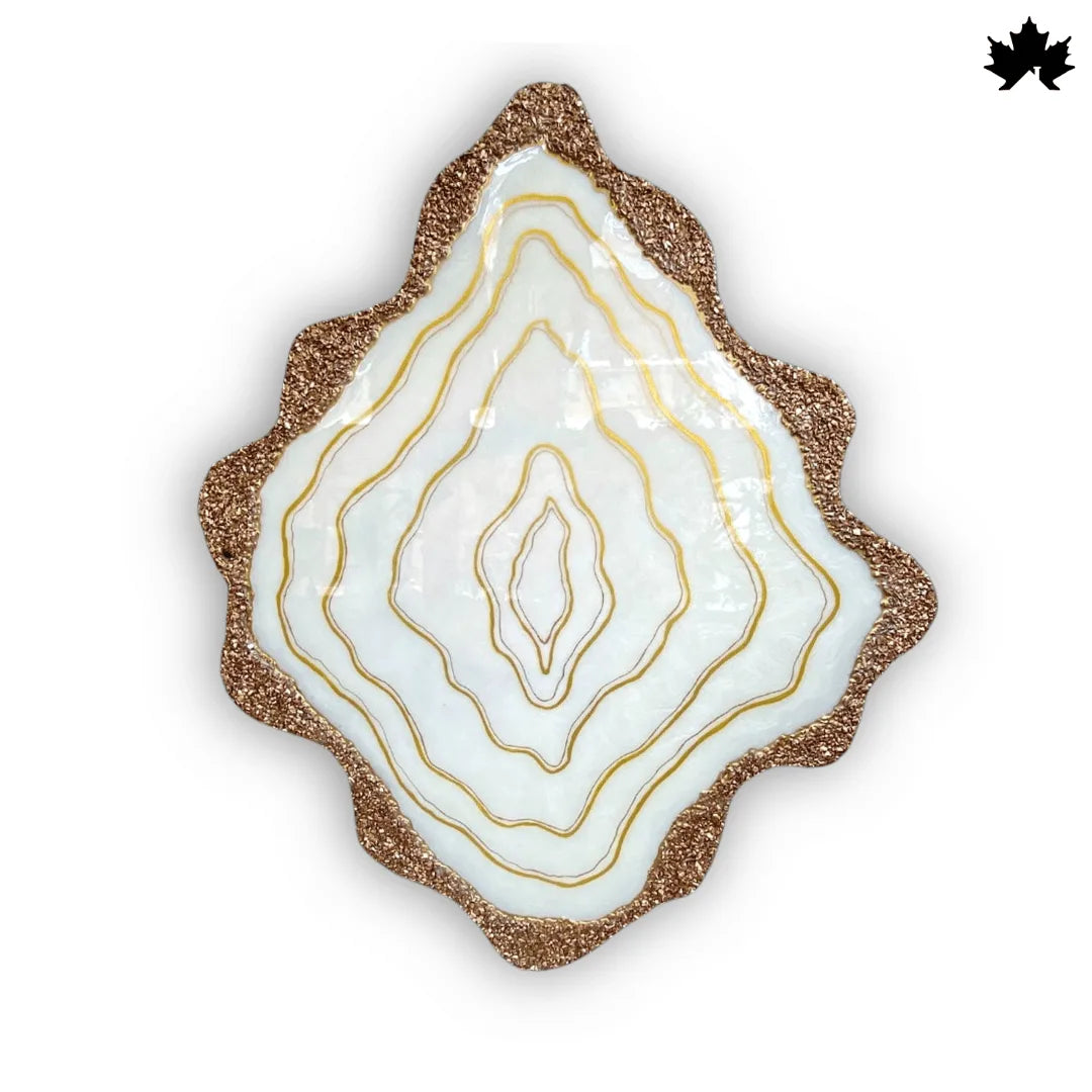 Pearl Geo Crest – Resin Wall Decoration for Office | Fankaarlok